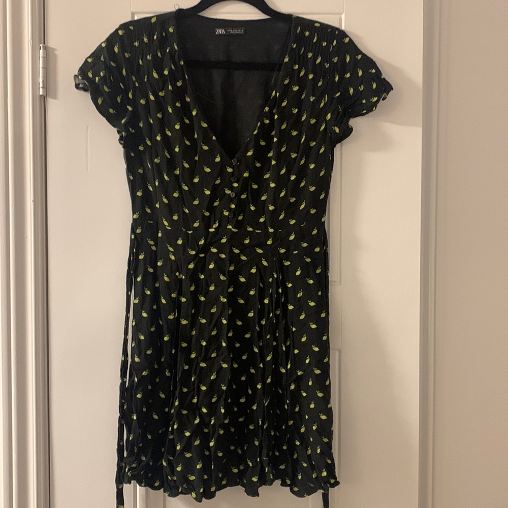 Lemon Patterned Dress